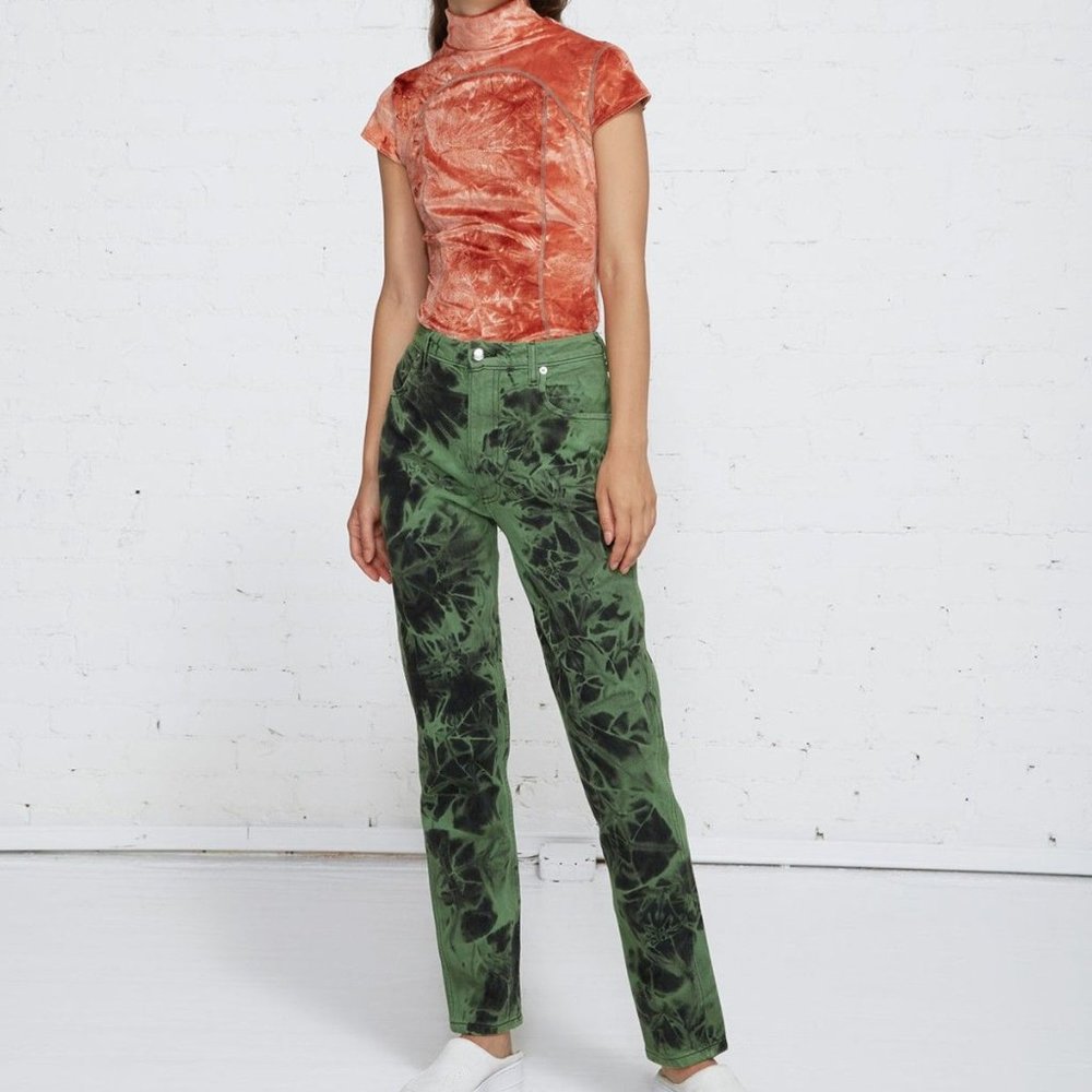 Eckhaus Latta tie dye jeans